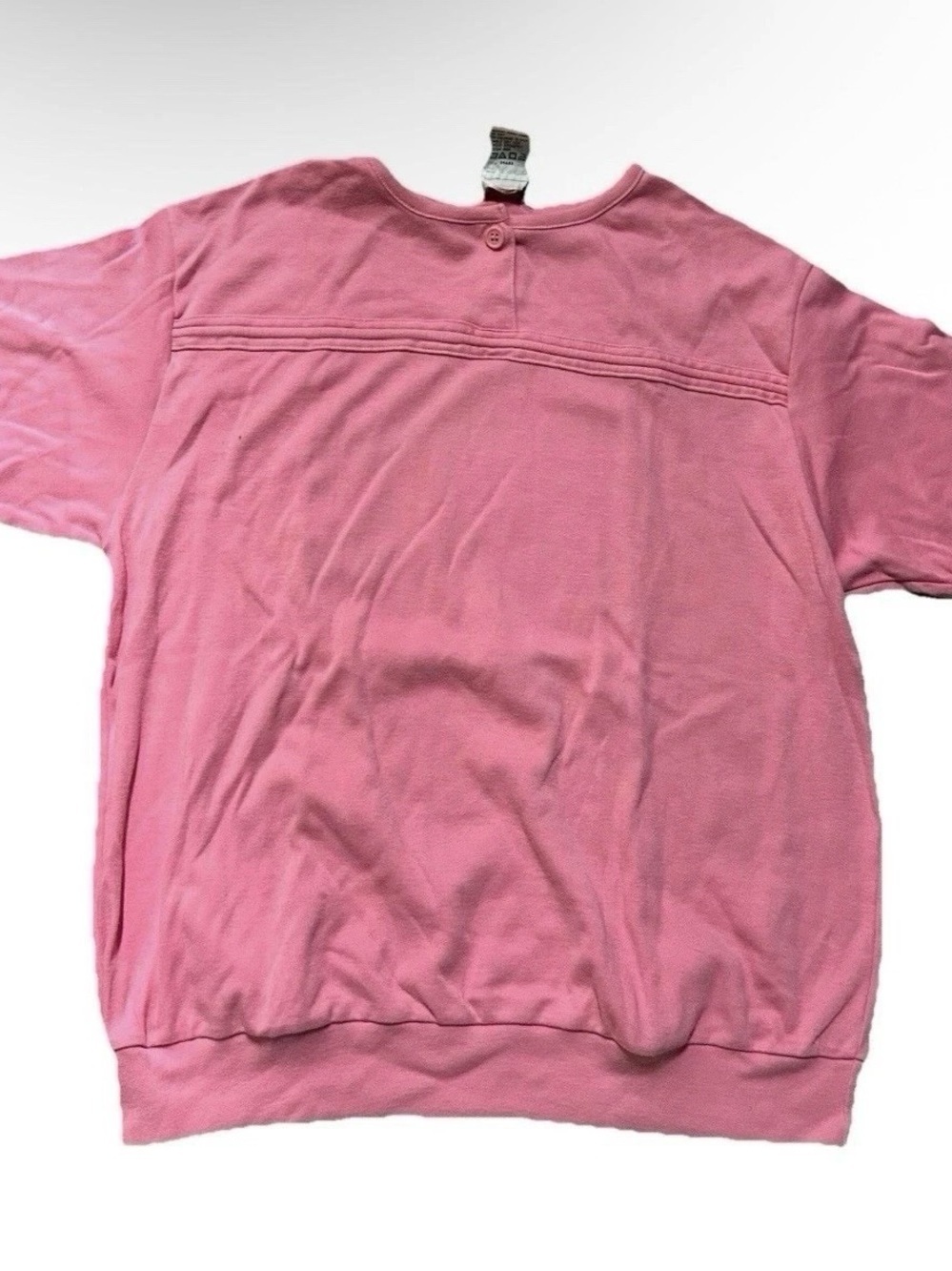 Women’s Only Necessities Pink Short Sleeve Shirt Size 1X
